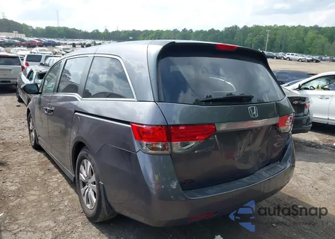 2014 Honda Odyssey Ex-L из США, поврежденный, VIN 5FNRL5H66EB027863